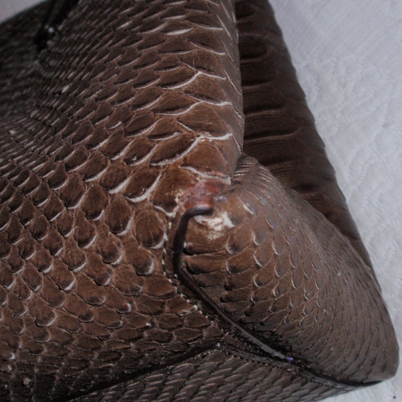 Coach Soft Borough Embossed Leather Handbag 32349 - Picture 11 of 16